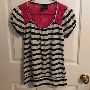 Weavers knit top, M